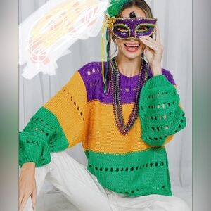 Colorful Knit Sweater